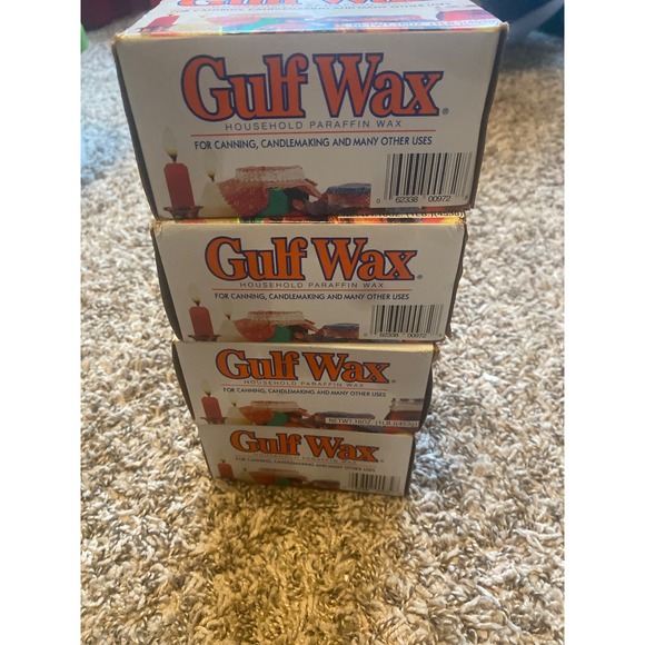Gulf Wax Other - Gulf Wax Household Paraffin Wax 16oz for Canning Candlemaking 4 Pack 1lb Each
